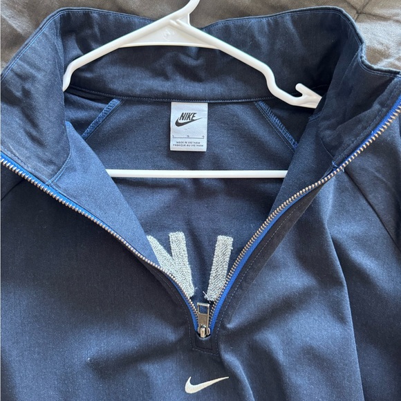 Nike Black and Blue Half-Zip Jacket - Picture 4 of 4